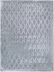 TRIAD Silver Grey Hand Tufted New Zealand Wool & Viscose Rug