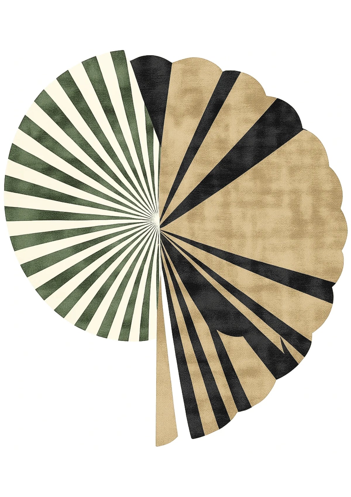 Viscose & Wool Blended Hand tufted Rug