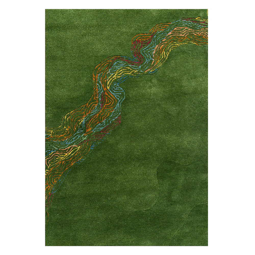 Edama Hand Tufted Wool & Silk Rug