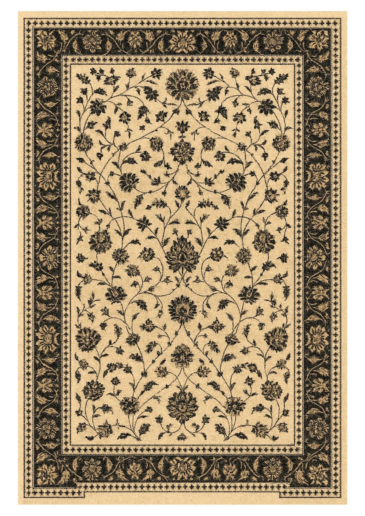 Wool Hand Tufted Pushpvatika Rug