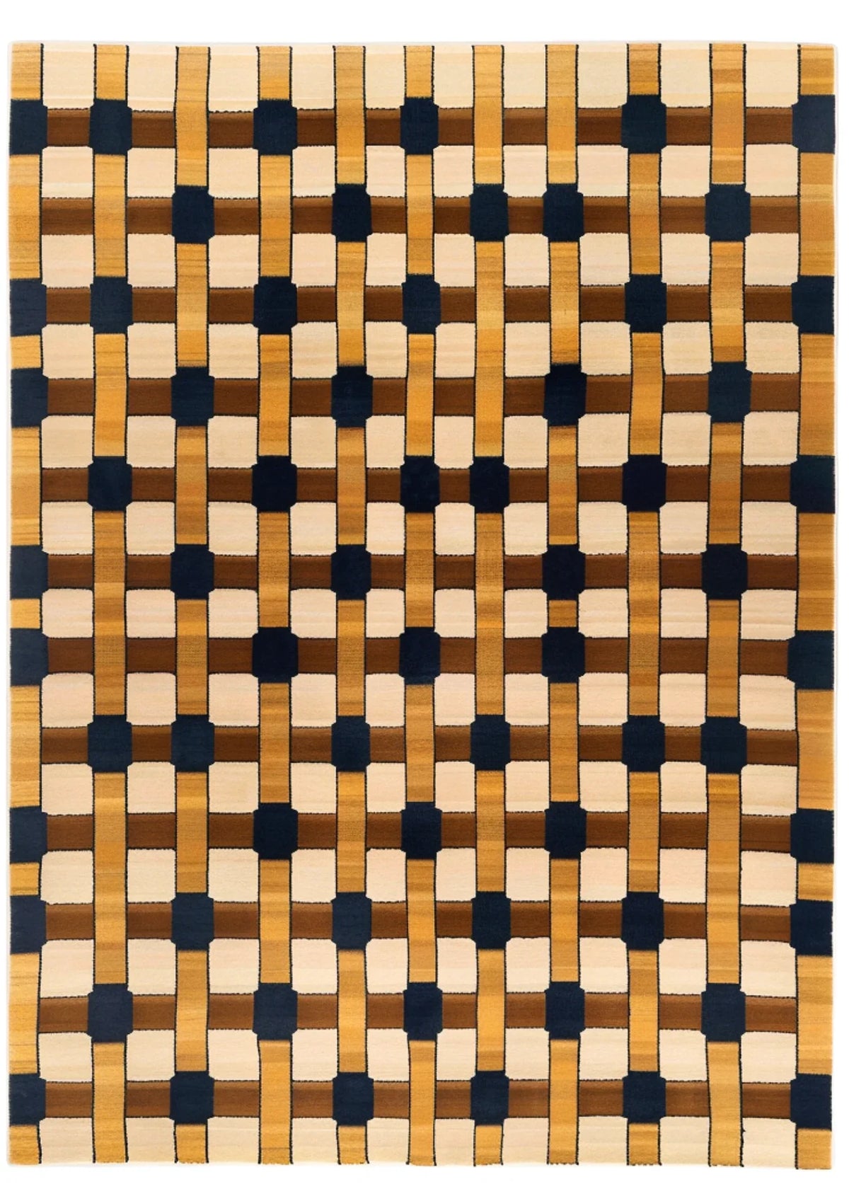 Wool Hand Tufted Gridlock Rug