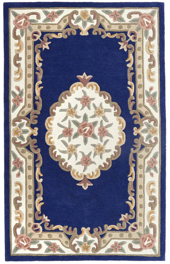 Shensi Navy Hand Tufted Rug