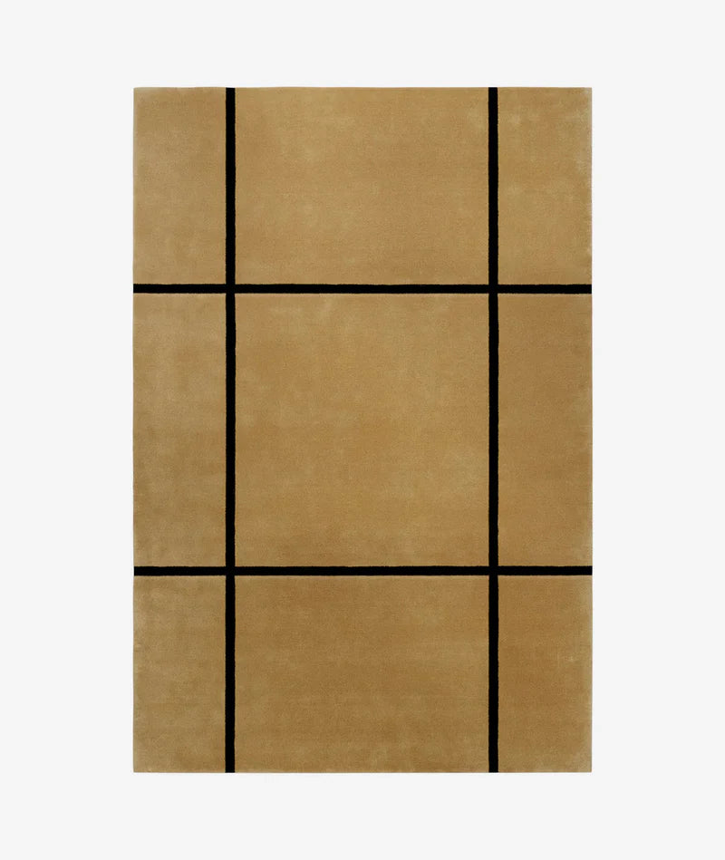 The Gridlock New Zealand Wool Hand Tufted Rug