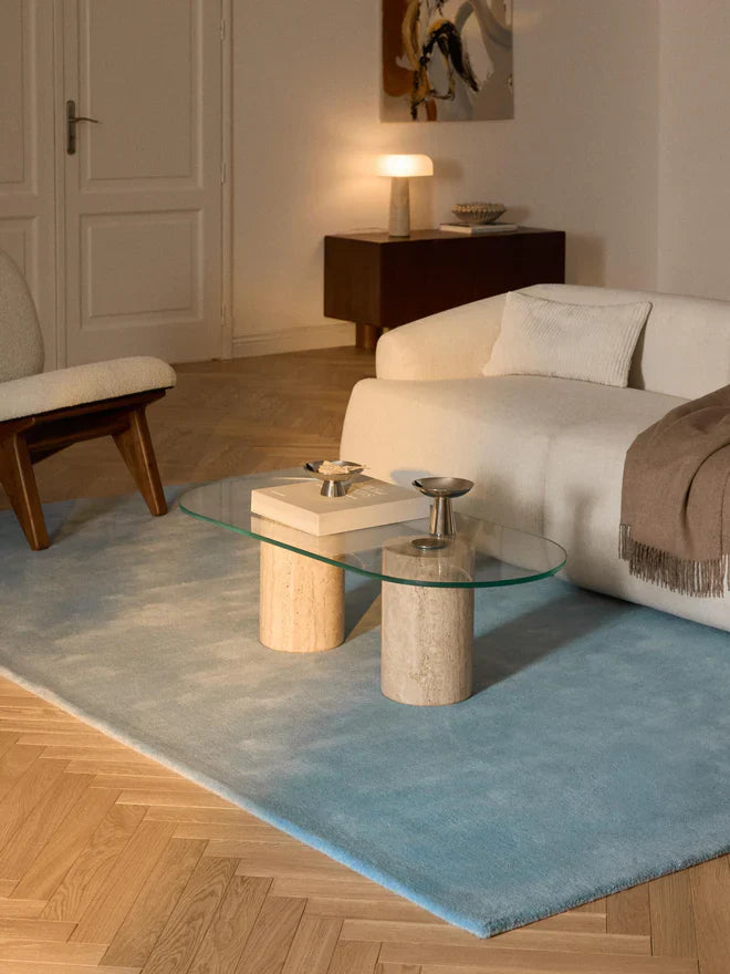 Light blue

 New Zealand Wool Hand Tufted Rug