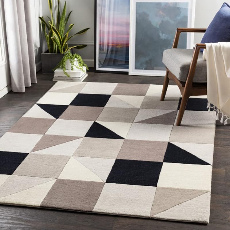Multicolor New Zealand Wool Hand Tufted Rug