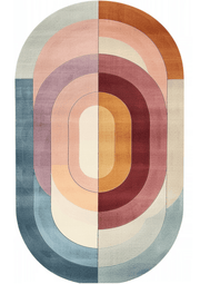 Spectra Hand Tufted Area Rug Irregular Shape Carpet