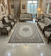 Maria Iranian Imported 1500 Reeds Off White Rug