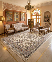 Areesha Iranian Imported 1500 Reeds Off White Rug