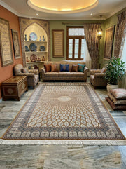 Lazina Iranian Imported 1500 Reeds Orange Rug