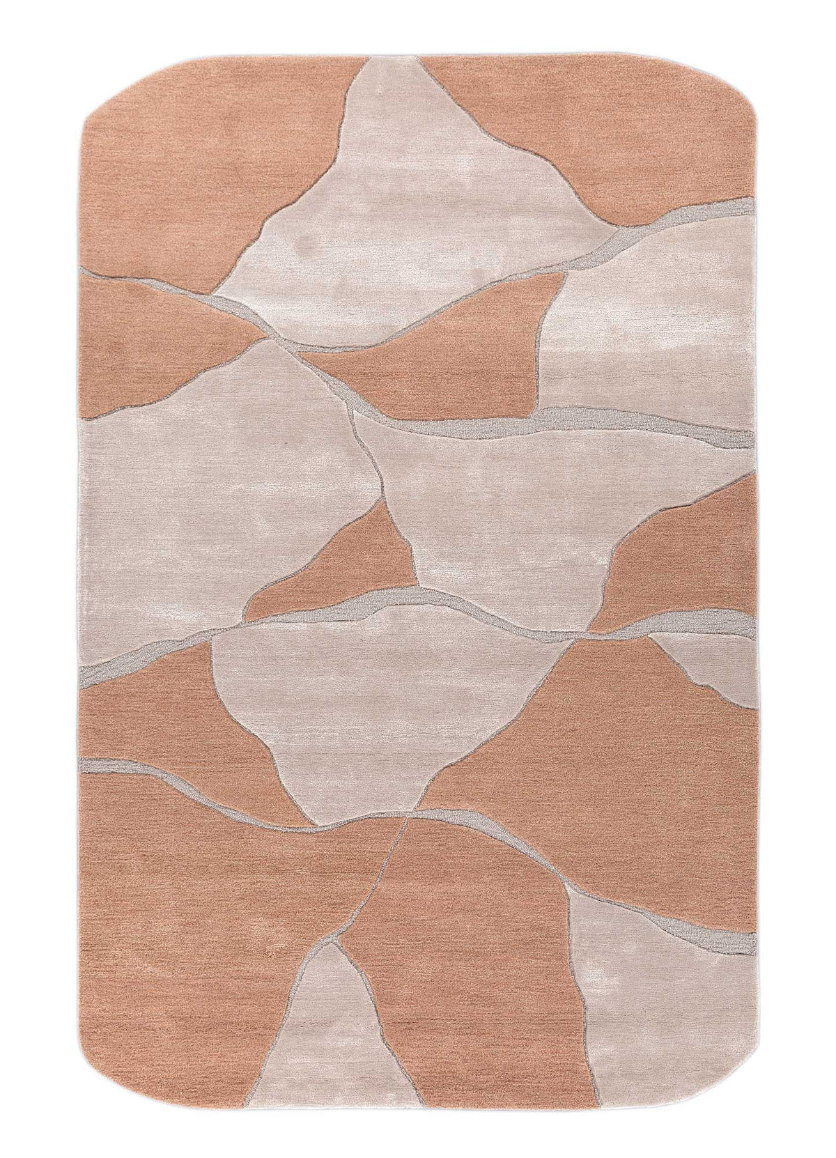 Come Around Ivory Hand Tufted New Zealand Wool & Viscose Rug
