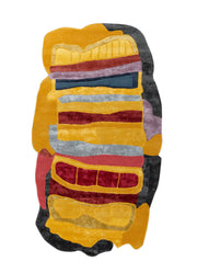 Joy Gold Hand Tufted New Zealand Wool & Viscose Rug