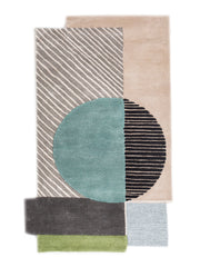 Come Around Multicolor Hand Tufted  New Zealand Wool & Viscose Rug