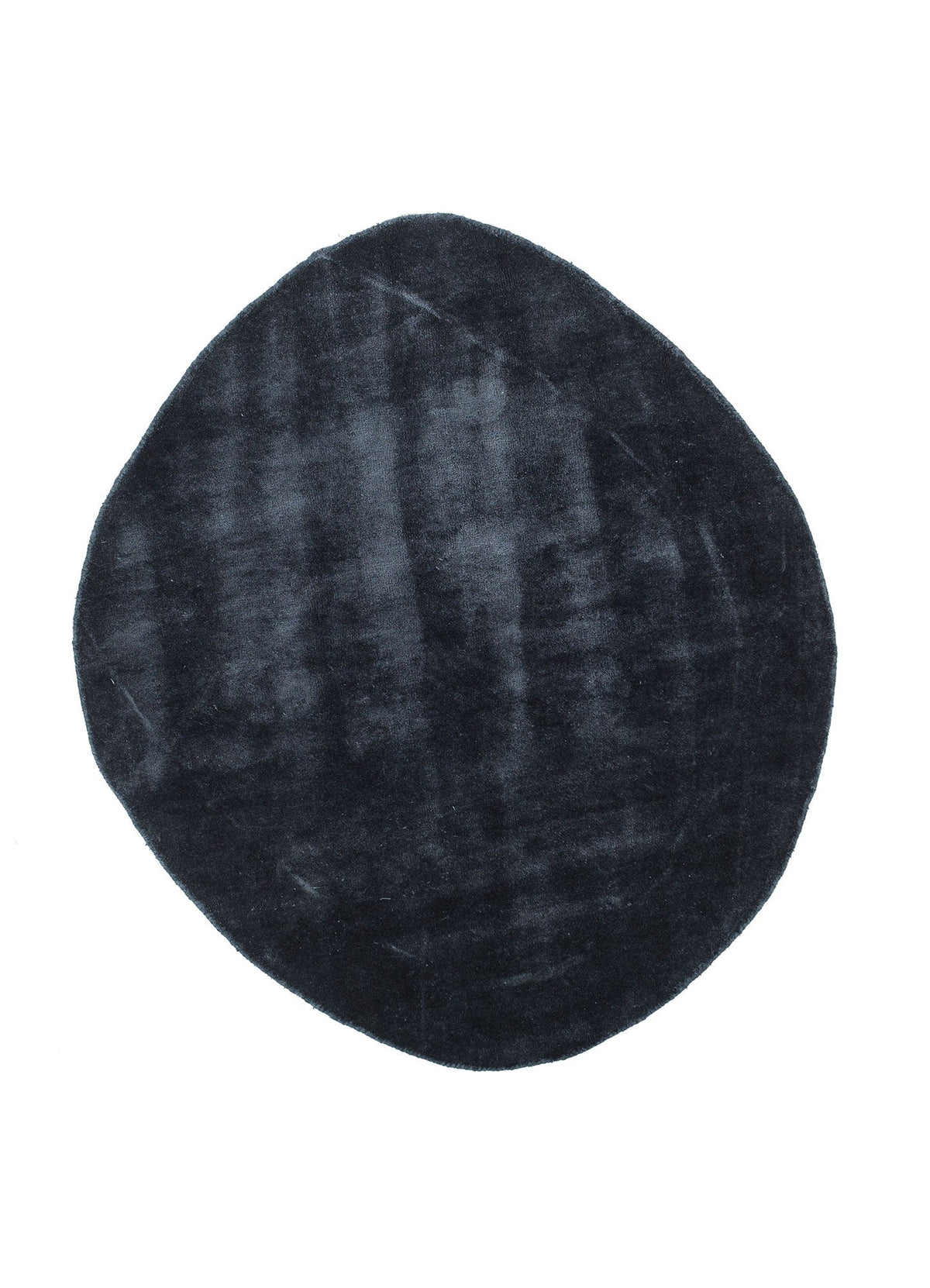 Indigo Blue Hand Tufted New Zealand Wool & Viscose Rug