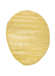 Yellow Hand Tufted New Zealand Wool & Viscose Rug