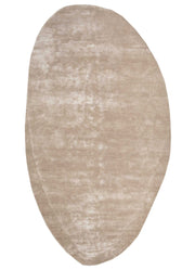 Cera Beige Hand Tufted Viscose Silk Rug