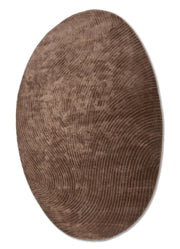 Cera Beige & Brown Hand Tufted New Zealand Wool & Viscose Rug