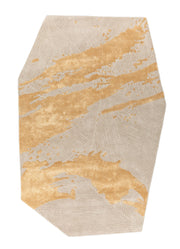Adrift Gold Hand Tufted New Zealand Wool & Viscose Rug