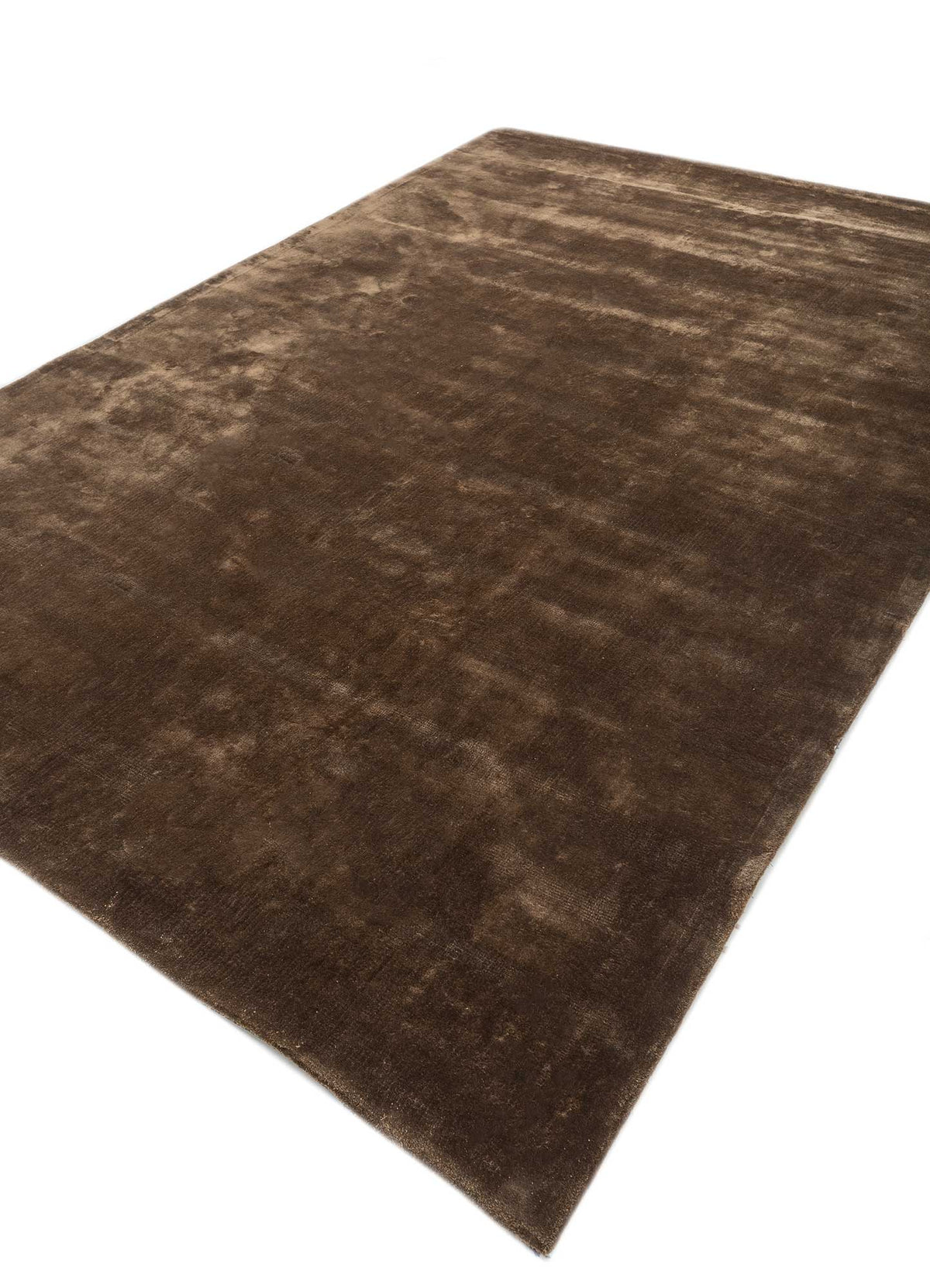 Classic Grey Viscose Silk Hand Tufted Rug For Living Room & Bed Room