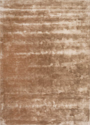 Dark Brown Viscose Silk Hand Tufted Rug For Living Room & Bed Room