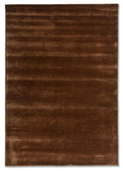 Gold Apricot Viscose Silk Hand Tufted Rug For Living Room & Bed Room