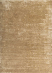 Brass Gold Viscose Silk Hand Tufted Rug For Living Room & Bed Room