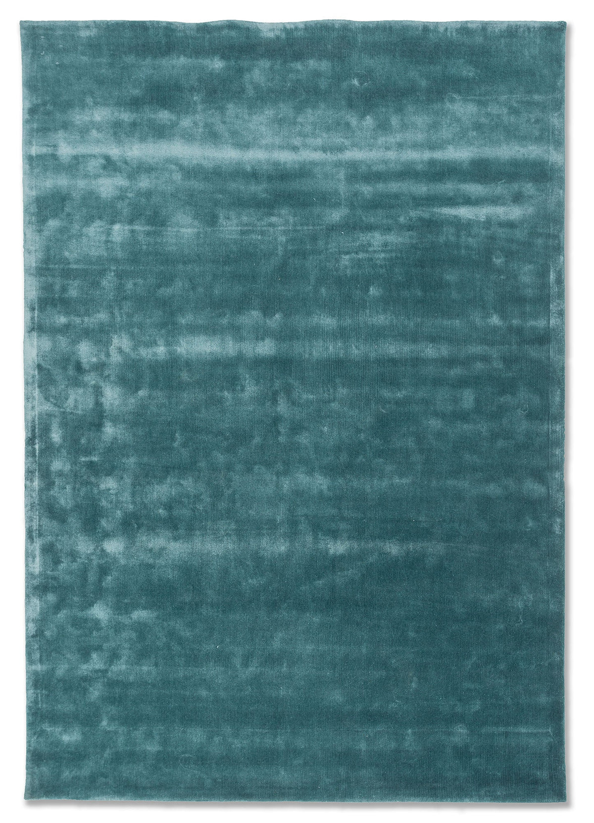 Vibrant Yellow Viscose Silk Hand Tufted Rug For Living Room & Bed Room