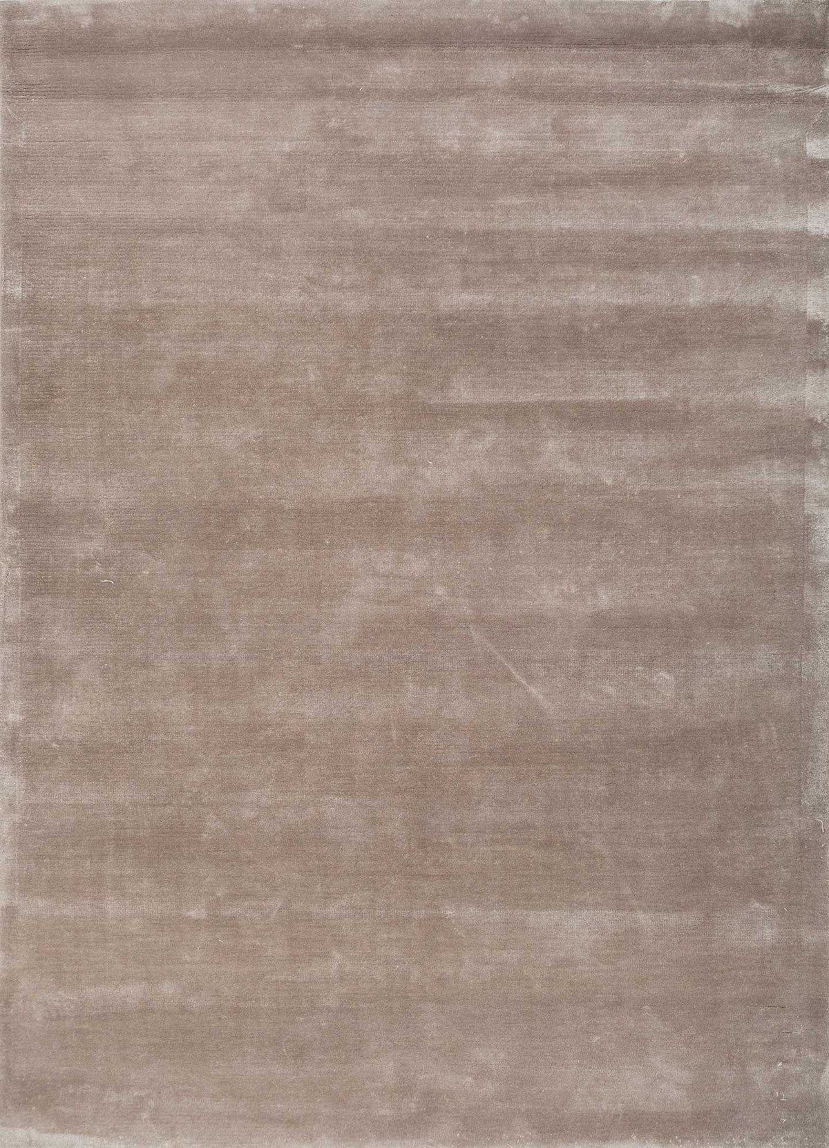 Beige Viscose Silk Hand Tufted Rug For Living Room & Bed Room