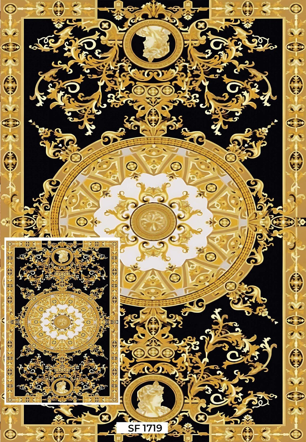 Floral Brown 3mm Printed Matt For Events , Wedding’s & Exhibhition