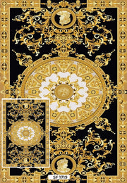 Floral Brown 3mm Printed Matt For Events , Wedding’s & Exhibhition