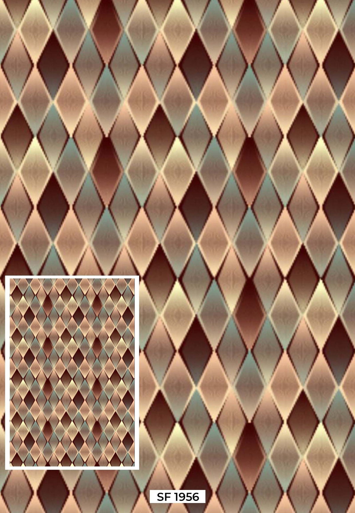 Modern Cream & Pink 3mm Printed Matt For Events , Wedding’s & Exhibhition