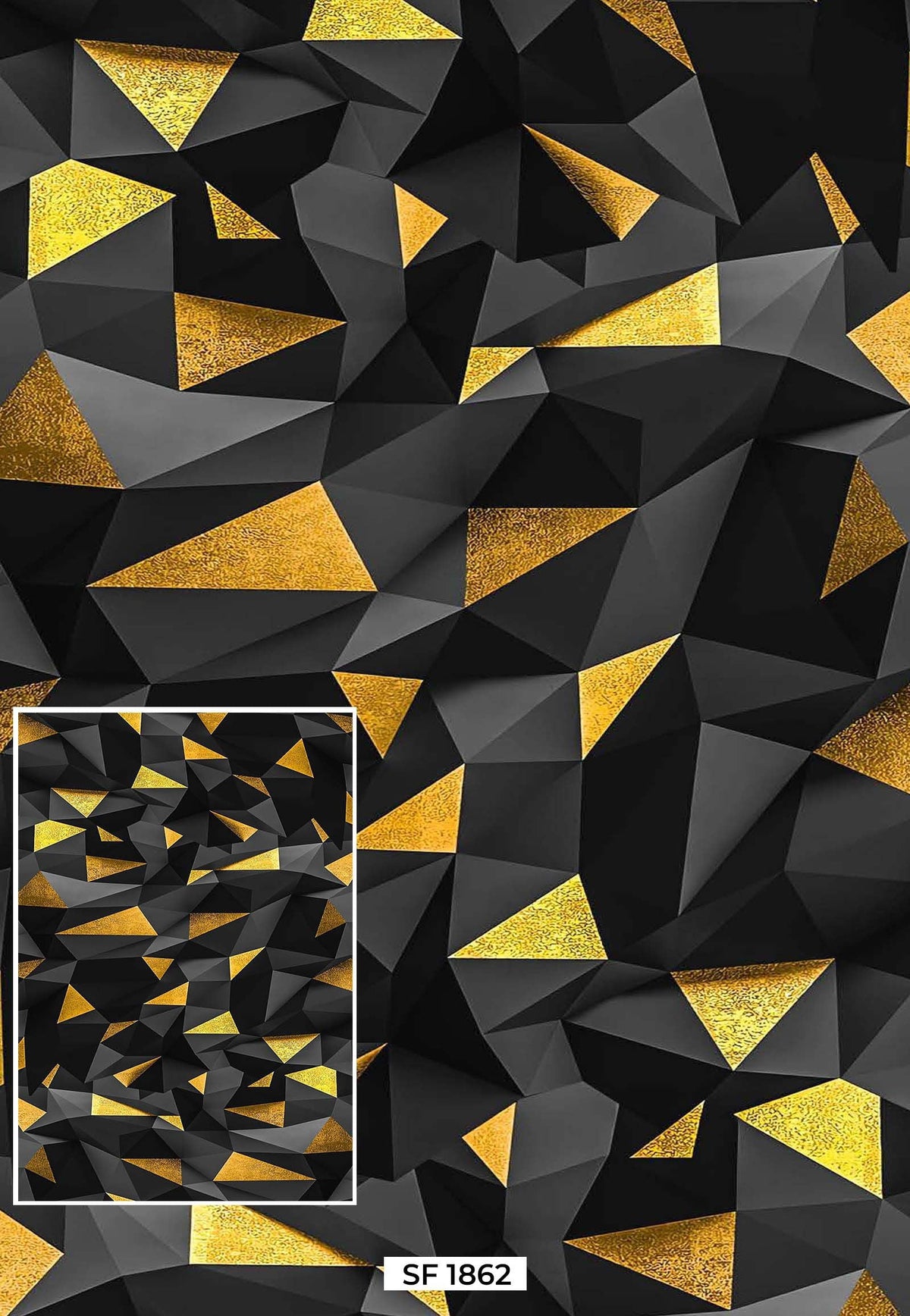 Blue & Gold 3mm Printed Matt For Events , Wedding’s & Exhibition