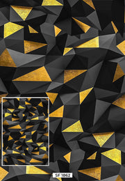 Blue & Gold 3mm Printed Matt For Events , Wedding’s & Exhibition