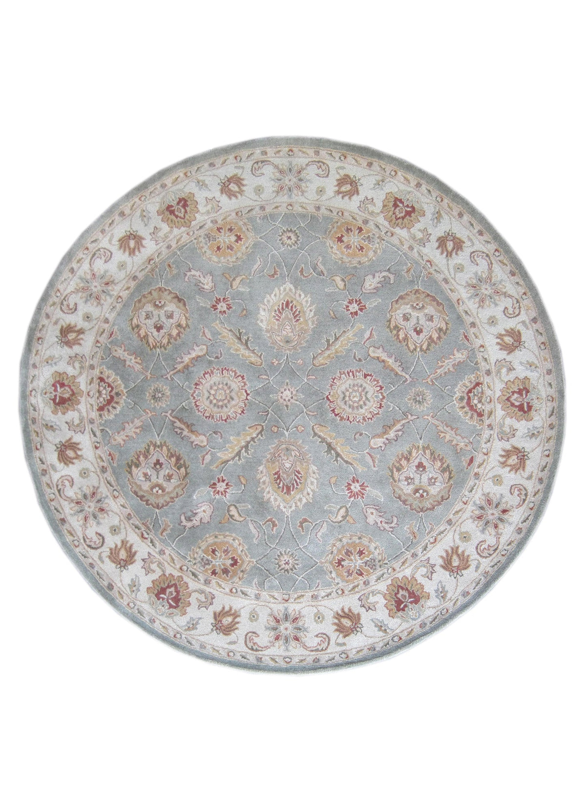 Kasbah Hand Tufted Round Plush New Zealand Wool Rug