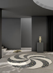 Chroma Ivory Handtufted  New Zealand Wool Rugs
