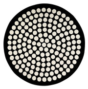 White & Black Hand Tufted  New Zealand Wool Rug