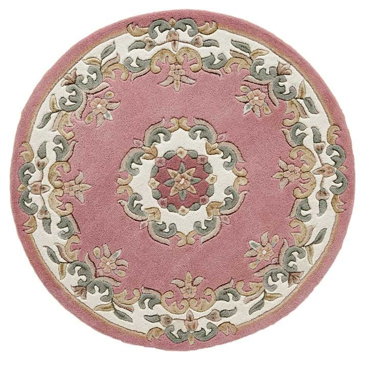 Royal Rose Circle Round Rug