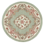 Shensi Green Round Rug
