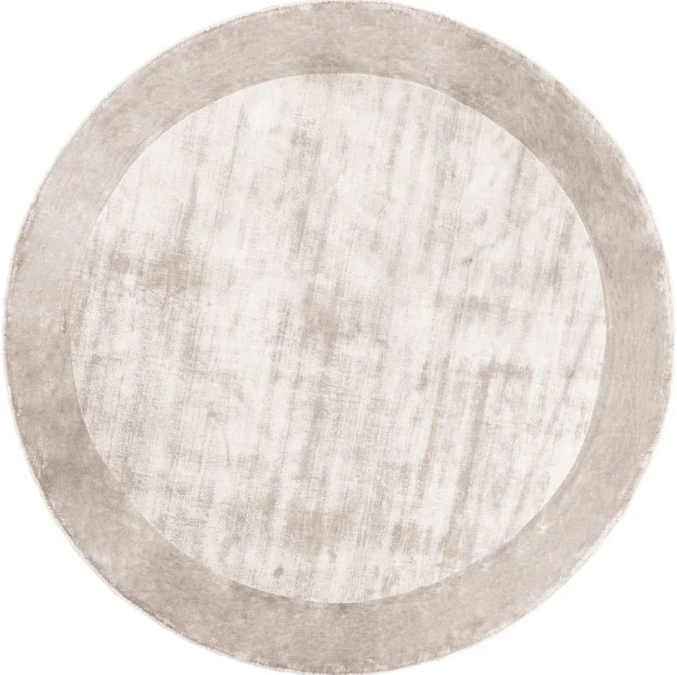 Basis Light Beige Hand Tufted Viscose Silk Rug