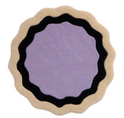 Tart Multicolor Hand Tufted Round Plush New Zealand Wool Rug