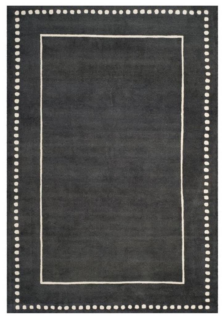 Slate Spot Tufted New Zealand Wool Rug