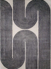 Viper - Ink Hand Tufted New Zealand Wool Rug