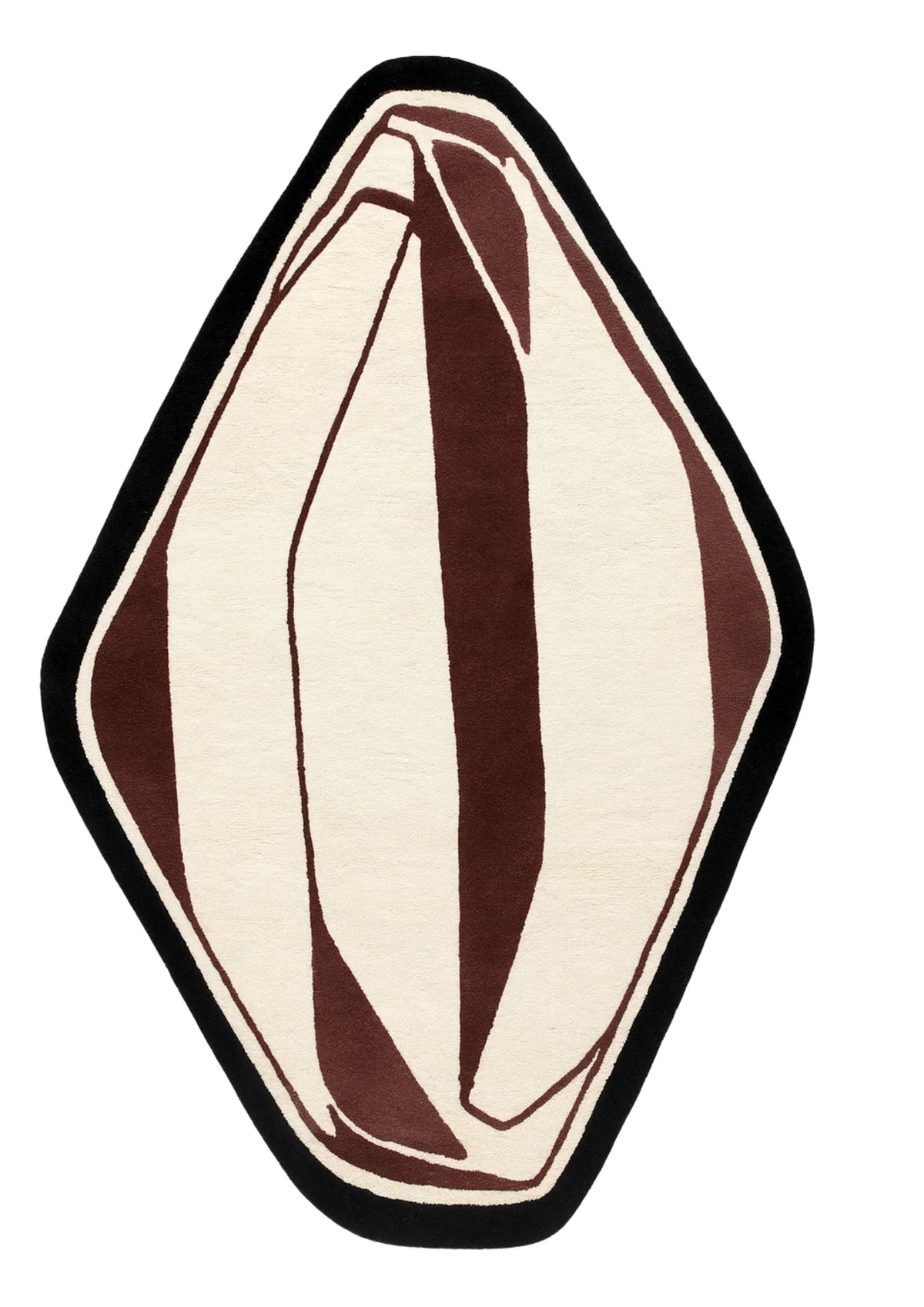 Woolen Hand Tufted Pear Rug