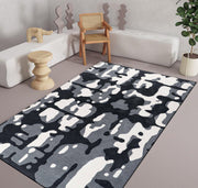 Abstract New Zealand Wool Rug