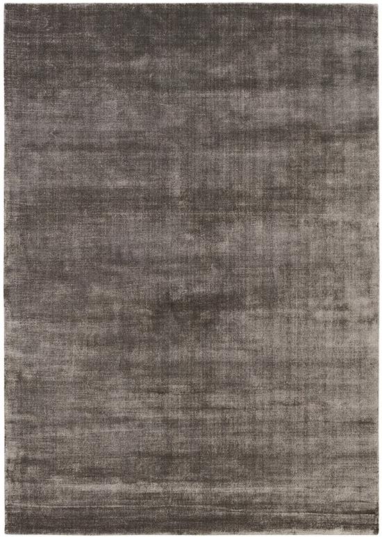 Plain Viscose Tortora Hand-Loomed Rug