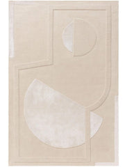 Classic New Zealand Wool & Silk Hand Tufted Rug