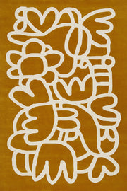 Squiggle Hand Tufted New Zealand Wool Rug