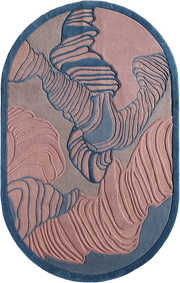 Mystic Ripple New Zealand Wool  Rug