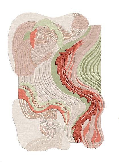 Flowing Terra New Zealand Wool Rug