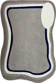LA Femme Natural Hand Tufted Wool Rug