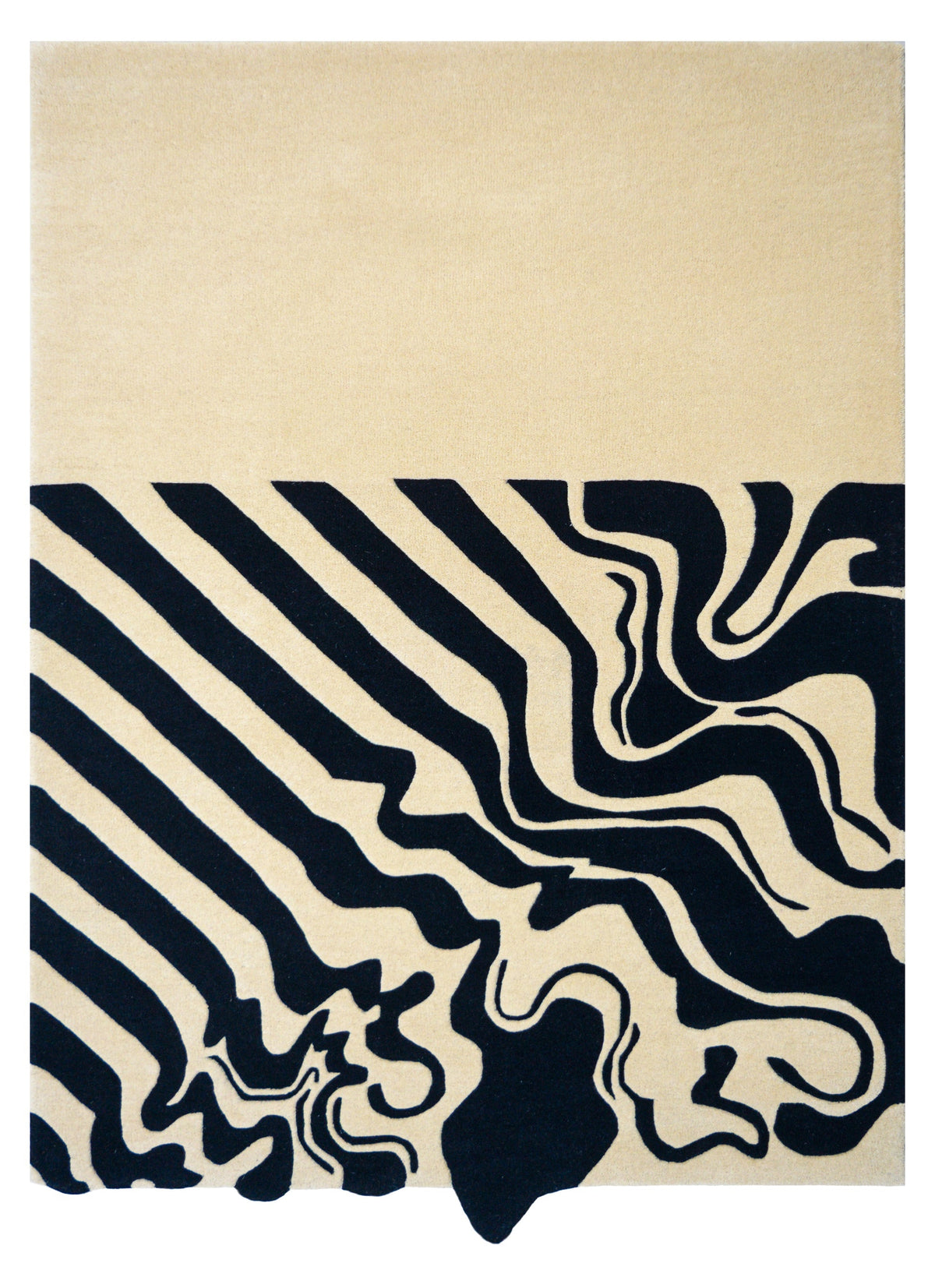 Fractal New Zealand Wool & Silk Rug